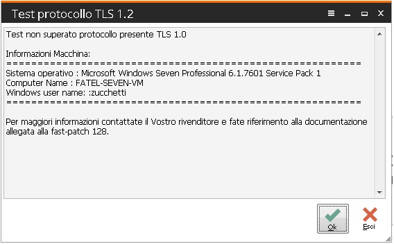 test protocollo TLS 1.2