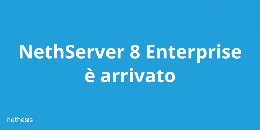 NethServer 8 Enterprise È Arrivato